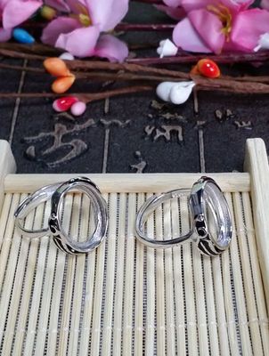 925銀復古琥珀戒托 活口設計，蜜蠟鑲嵌的批發首選